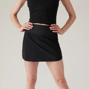 Athleta Run With It Skort Black LIKE NEW Athletic Athleisure - size XXS